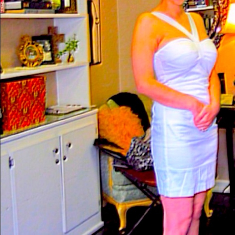 White bandage Dress 👗